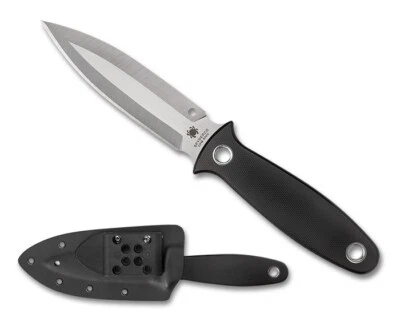 Spyderco Gayle Bradley Nightstick 4.14′′ CPM-S30V hoja satinada de un solo borde FB47GP Foto 1 de 2