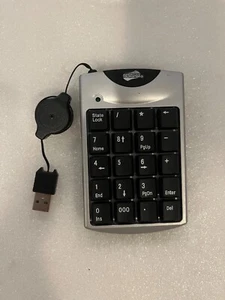 American Tourister Numeric Keypad w/ Retractable Cord for Laptop or PC Computers - Afbeelding 1 van 2