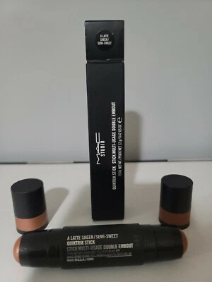 M.A.C  STUDIO QUIKTRIK STICK MULTI-USAGE DOUBLE EMBOUT (A LATTE SHEEN/SEMI- 100% - Image 1 of 4