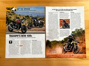 2024 Print Articles Triumph New 400s - Picture 1 of 2