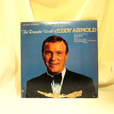 1968 The Romantic World Of Eddy Arnold Vinyl LP 33 RCA Victor LSP 4009 Pop - Image 1 of 4