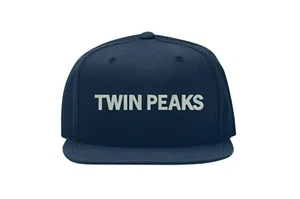 Twin Peaks Embroidered Snapback Baseball Cap Fullcap Flat Bill Hip Hop Hat - Picture 1 of 5