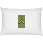 2 x 'Army Private Rank Insignia' Cotton Pillow Cases (PW00028205)