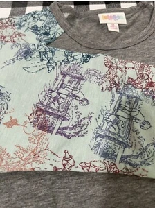 LuLaRoe Disney Randy M Raglan T-Shirt 100 Hektar Woods Winnie Pooh Picknick Medium #743 - Bild 1 von 7