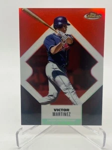 2006 TOPPS FINEST VICTOR MARTINEZ REFRACTOR #D 284/399 SP - Picture 1 of 1