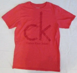 Calvin Klein Youth 14-16 Red T-Shirt - Picture 1 of 5
