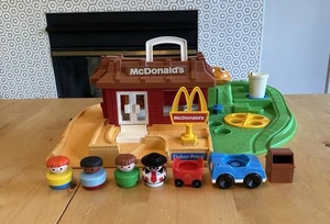 Vintage Fisher Price Little People McDonalds Restaurant 1989 #2552 Toy Playset - Picture 1 of 14