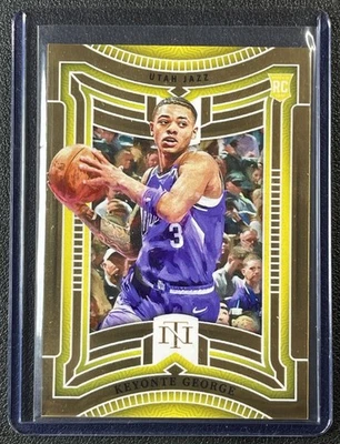 KEYONTE GEORGE 2023-24 NATIONAL TREASURES #5 ROOKIE TREASURED METALS GOLD RC /10 - Image 1 of 2