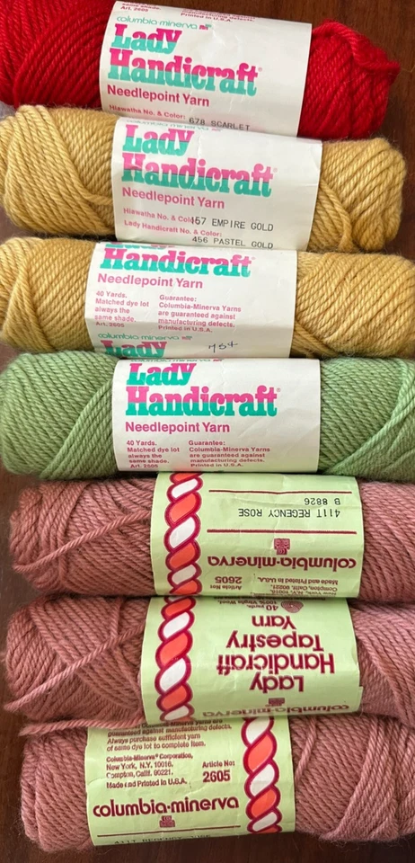 Lady Handicraft Tapestry yarn grab bag Columbia Minerva - Image 1 of 1