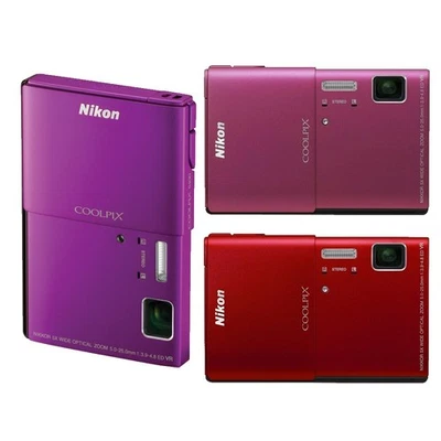 Nikon COOLPIX S100 vintage Digital Camera 16MP，5x optical zoom，Built-in Flash - Image 1 of 4