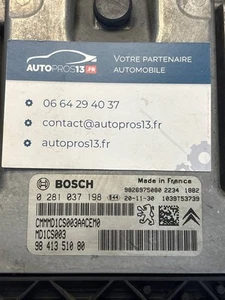 MD1CS003 CALCULATEUR MOTEUR A DECODER PEUGEOT 2008 1.5BHDI 0281037198 9841351080 - Imagen 1 de 5