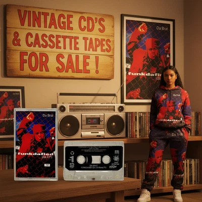 •DA BRAT ~ FUNKDAFIED (DA EP)• ~1994 OG VERSION~ (CASSETTE TAPE) - Image 1 of 4