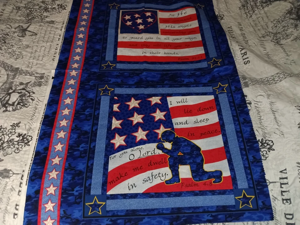 Painéis quadrados New Spring Industries Soldier's Prayer #3871, multicoloridos - Imagem 1 de 1