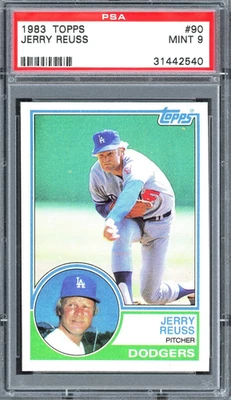 1983 Topps - Jerry Reuss #90 PSA 9 Foto 1 de 2