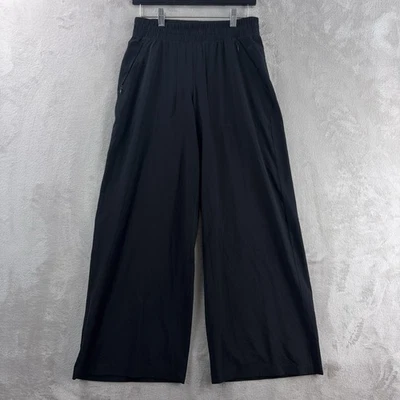 Pantalones Lululemon Swift de pierna ancha tiro medio para mujer talla 6 negros elásticos Foto 1 de 4