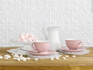 INNOVERA DECOR BY PALRAM Decorative 3D PVC Backsplash Panel 18.5" x 24.3" 12Pk - Picture 1 of 7