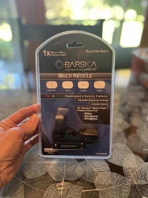 Mira eléctrica Barska multi retícula 22 mm X 33 mm AC11705 TOTALMENTE NUEVA Foto 1 de 2