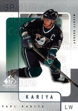 2000-01 SP Game Used #1 Paul Kariya
