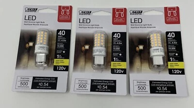 Feit Electric, GE Specialty Bulb - 3 Opened Package Unused - Image 1 of 3