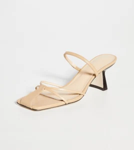 By Far "Edita" sandali slip on in pelle nudi US 7 EU 37 ($408) - Foto 1 di 8