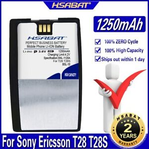(20 PCS) HSABAT BSL10 BSL-10 1250mAh Battery for Sony Ericsson T28 T28S T28SC
