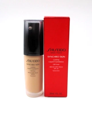 Shiseido Ginza Tokyo Synchro Skin Lasting Foundation Spf 20  Neutral 5 1oz BNIB - Image 1 of 4