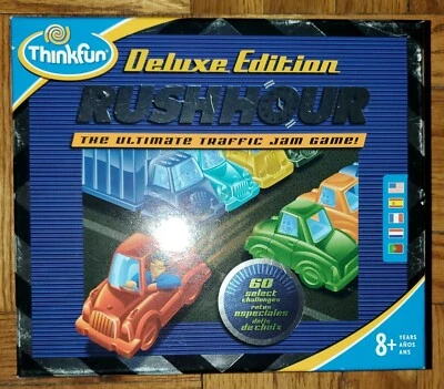 ThinkFun Deluxe Edition RUSH HOUR The Ultimate Traffic Jam Game NUEVO Foto 1 de 2