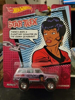 Jeep Wagoneer Real Riders LR 2014 Hot Wheels Premium Star Trek LT.Uhura 1988 Foto 1 de 2