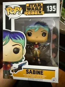 FUNKO POP! STAR WARS REBELS SABINE #135 RELEASED 2016 - Imagen 1 de 5