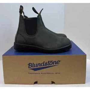 Blundstone 587 Rustic Black Unisex Premium Leather Chelsea Boots Unisex - Picture 1 of 7
