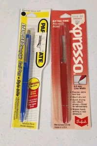 Vtg Black Papermate And Red Expresso Pen Sealed Lot Of 2 - Picture 1 of 2