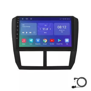 For Subaru Forester Impreza 08-12 9" Carplay Stereo Android 8-Core Car GPS Radio - Picture 1 of 18