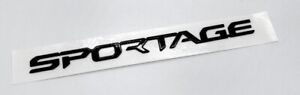 Rear Liftgate, Black High Glossy SPORTAGE emblem for 2023 2024 KIA Sportage