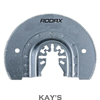 MULTI TOOL BLADE 87mm CARBON RADIAL FINE FLUSH CUTTING WOOD PLASTIC ADDAX MTR87