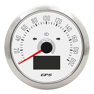 85mm 3in1 Multifunktionsmessgerät GPS Tacho mit Zahnradtrip 200km/h 7 Farben - Bild 1 von 16