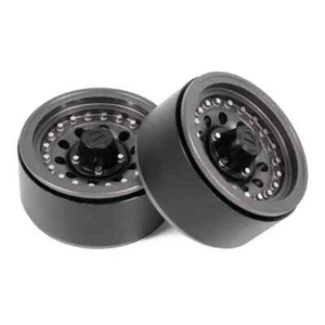 Aluminum 1.9 inch Beadlock Wheels&Wheel Cap for 1/10 RC Crawler TRX4 SCX10 RC4WD - Picture 1 of 24