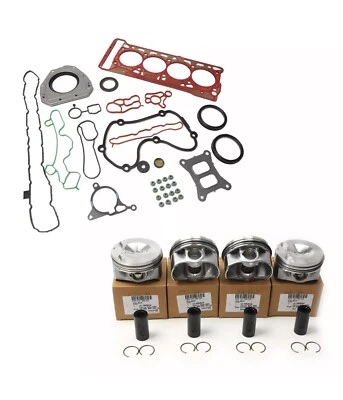 Engine Pistons Rings Set STD Φ23mm & Gasket Kit Fit For 2.0T Audi A4 A5 VW Golf - Image 1 of 4