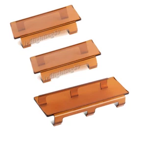 20inch Snap on Lens Cover Amber 2x 6'' + 1x 8" For LED Offroad Light Bar Trucks - Picture 1 of 8