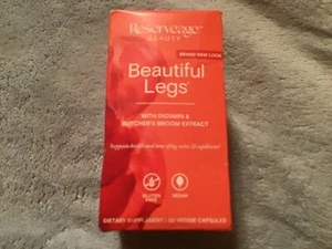 Reserveage Beauty, Bellissime Gambe con Estratto di Diosmina e Scopa da Macellaio, 30 Veg - Foto 1 di 5