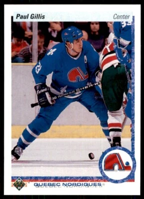 1990-91 Upper Deck Paul Gillis Quebec Nordiques #49 - Image 1 of 2