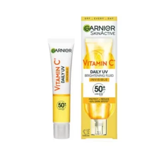 Garnier Skin Active Vitamin C Daily UV Fluid SPF50+ Invisible 40ml - Picture 1 of 3