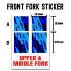 Fork Wrap Blue Geometry For Kawasaki Kx450f Klx250 D Tracker Kx450