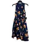 ModCloth Sweet Peaches Instant Energy Faux-Wrap Dress Size 0 New
