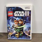 Lego Star Wars Iii: The Clone Wars (Nintendo Wii, 2011) Complete Disk/Case/Manua