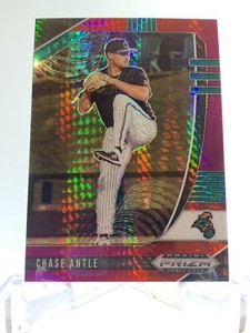 Chase Antle 2020 Panini Prizm Baseball Draft Picks Hyper Red Purple Parallel