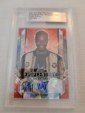 Fetty Wap 1/1 Crystal Orange Autographed Pre Prod Proof 2021 Leaf Pop Century