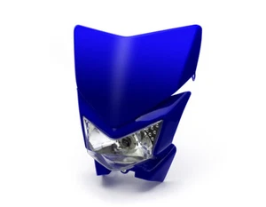 BLUE Motorcycle Headlight Mask for Yamaha WR TT DT Motocross Enduro Supermoto - Picture 1 of 11