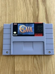 Illusion of Gaia (Super Nintendo SNES 1994) Authentic Cartridge Only *TESTED* - Picture 1 of 15