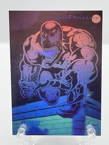 1992 Marvel Impel Universe VENOM Hologram Insert #H-4 Spider-Man Villain + Bonus - Picture 1 of 2