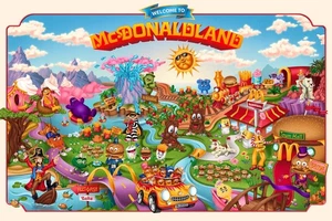 2025 McDonaldland Adult Collectors Meal 13x19 Reprint POSTER FREE SHIPPING #3 - Picture 1 of 1